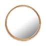 2_Maxim Vannerie 30" Ecru Round Wall Mirror more views