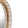 4_Maxim Vannerie 30" Ecru Round Wall Mirror more views