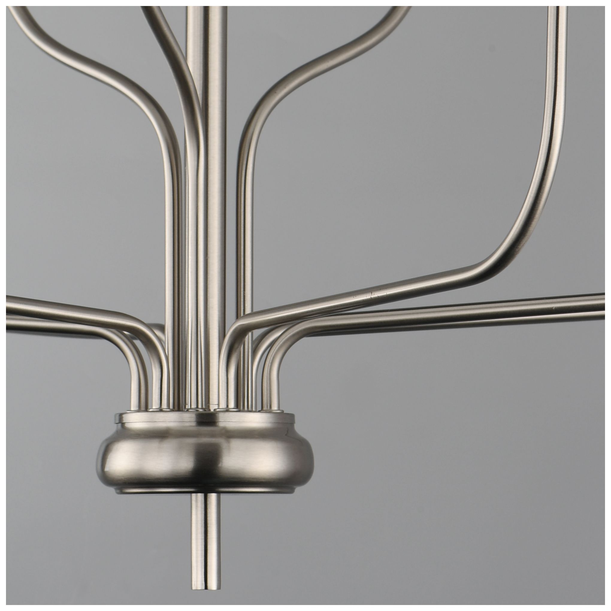 Maxim Vela 32" Wide Satin Nickel 9-Light Chandelier