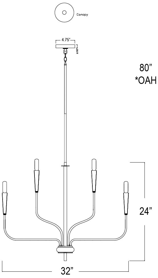 Maxim Vela 32" Wide Satin Nickel 9-Light Chandelier