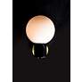 4_Maxim Vesper 11 1/2" High Satin Brass and Black Wall Sconce more views