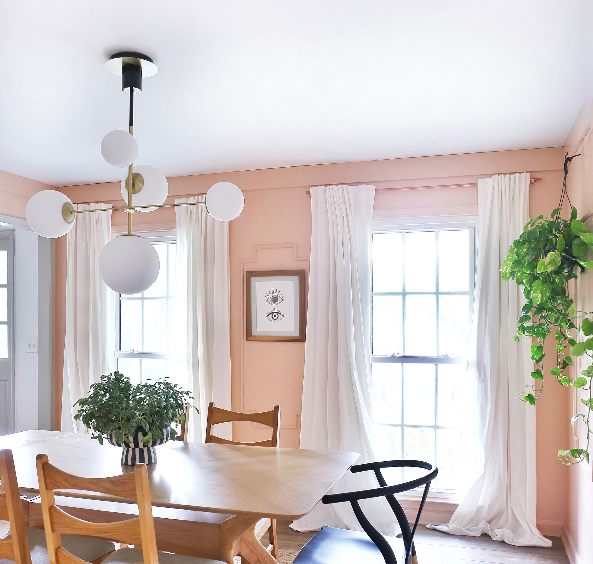 Maxim Vesper 37 1/2" Wide Satin Brass and Black 5-Light Modern Pendant