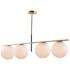 Maxim Vesper 47 1/2" Wide Brass Kitchen Island Light Pendant