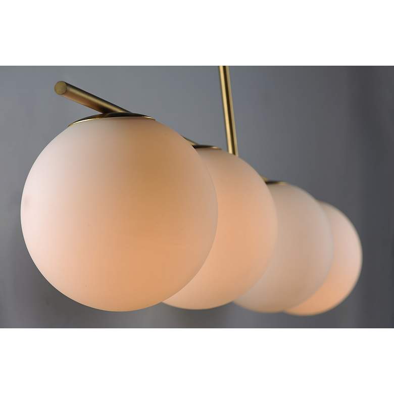 Image 5 Maxim Vesper 47 1/2" Wide Brass Kitchen Island Light Pendant more views