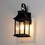 1_Maxim Vicksburg 16" High Black Outdoor Wall Light
