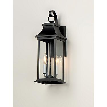 Maxim Vicksburg 20" High Black 2-Light Outdoor Wall Light