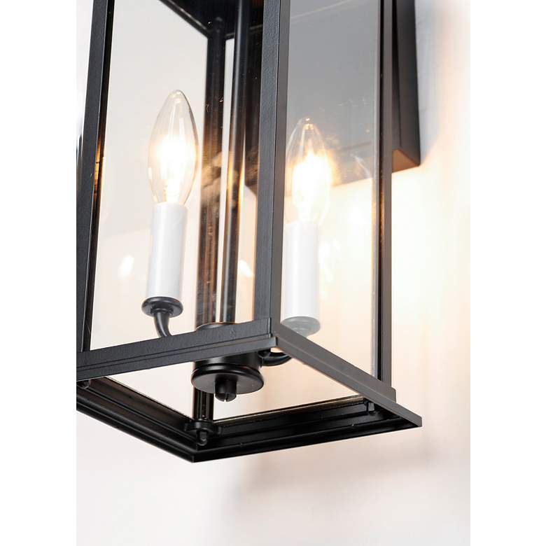 Image 3 Maxim Vicksburg 20" High Black 2-Light Outdoor Wall Light more views