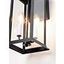 3_Maxim Vicksburg 20" High Black 2-Light Outdoor Wall Light more views