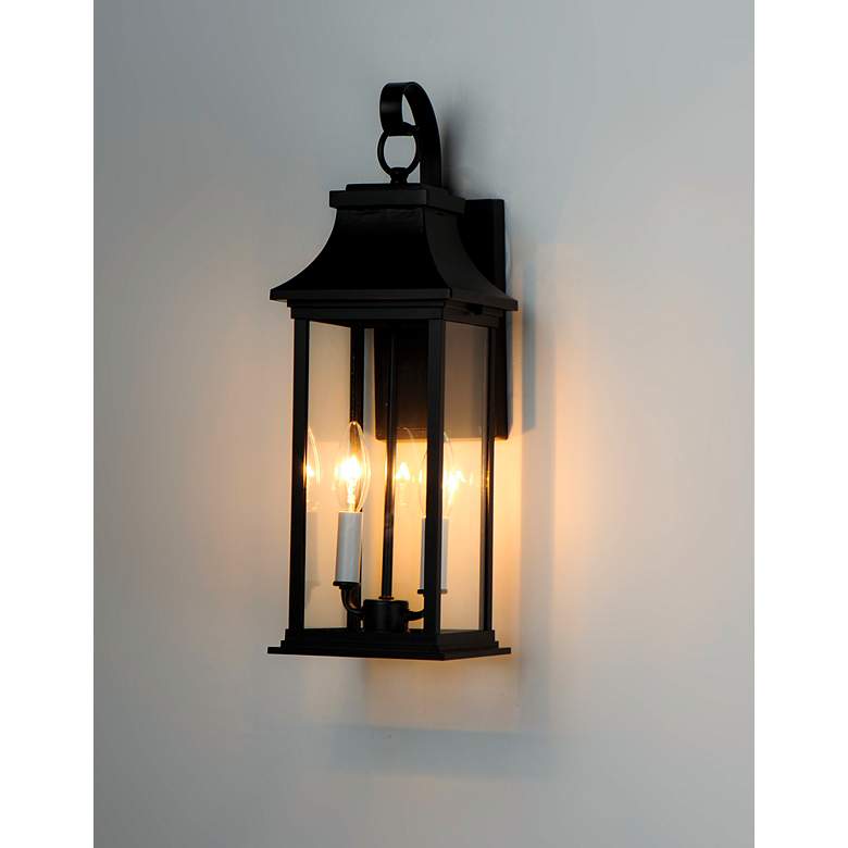 Image 4 Maxim Vicksburg 20" High Black 2-Light Outdoor Wall Light more views