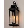 1_Maxim Vicksburg 24" High Black 3-Light Outdoor Wall Light