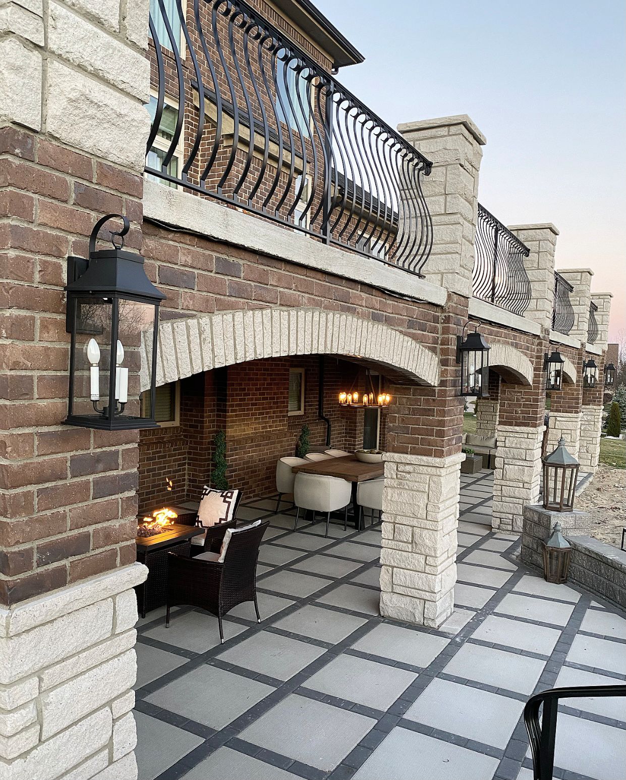 Maxim Vicksburg 24" High Black 3-Light Outdoor Wall Light