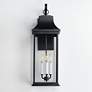 2_Maxim Vicksburg 28" High Black 3-Light Outdoor Wall Light more views