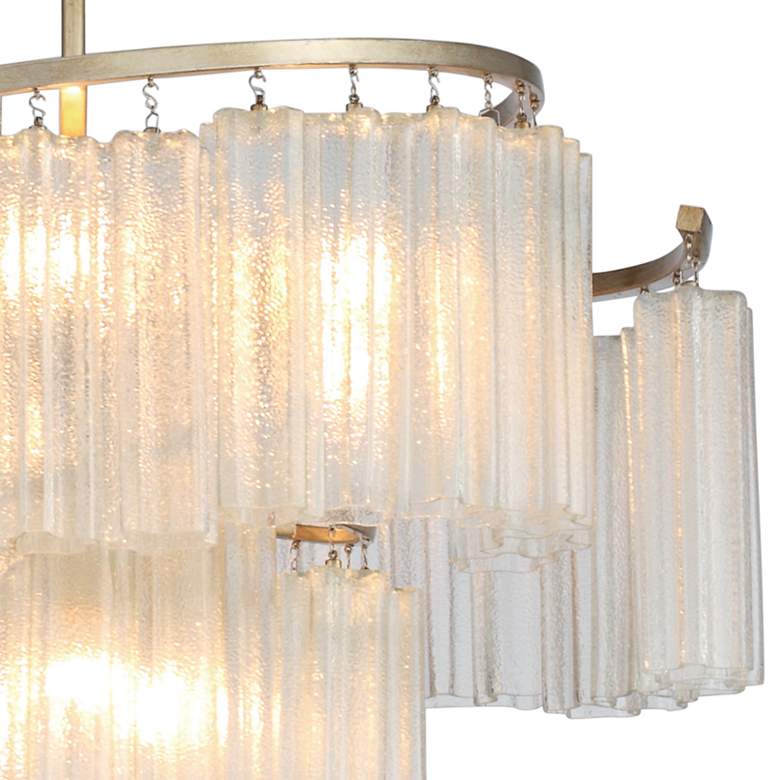 Image 3 Maxim Victoria 33" Wide Golden Silver and Glass Modern Pendant Light more views