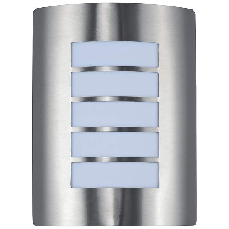 Image 1 Maxim View 10 3/4"H Stainless Steel LED Outdoor Wall Light