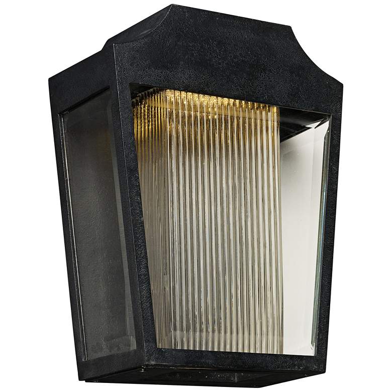 Image 1 Maxim Villa 14 1/4 inch High Anthracite LED Outdoor Wall Light
