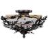 Maxim Vine and Crystal Droplets 16 1/2" Wide Ceiling Light Fixture