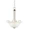 Maxim Vital 16 1/2" Wide Satin Nickel 3-Light Pendant
