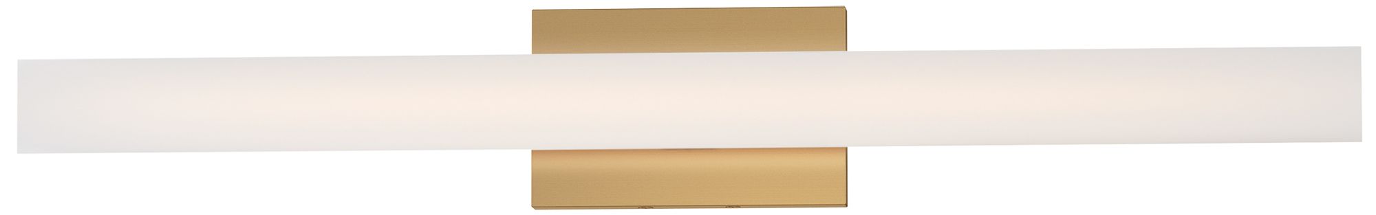 Maxim Vogue 30" Natural Aged Brass 5CCT LED Vanity