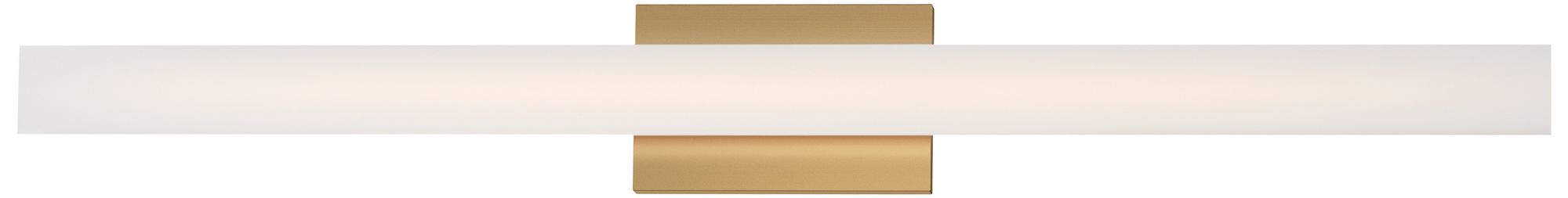 Maxim Vogue 36" Natural Aged Brass 5CCT LED Vanity