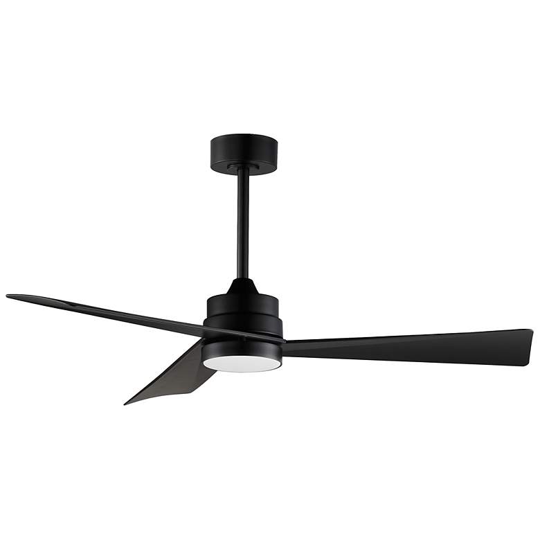 Image 1 Maxim Vortex 52" Black Outdoor Fan with LED Light Kit