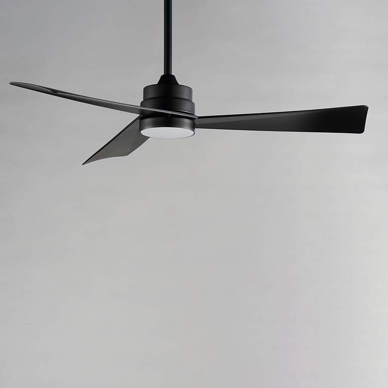 Image 2 Maxim Vortex 52" Black Outdoor Fan with LED Light Kit more views