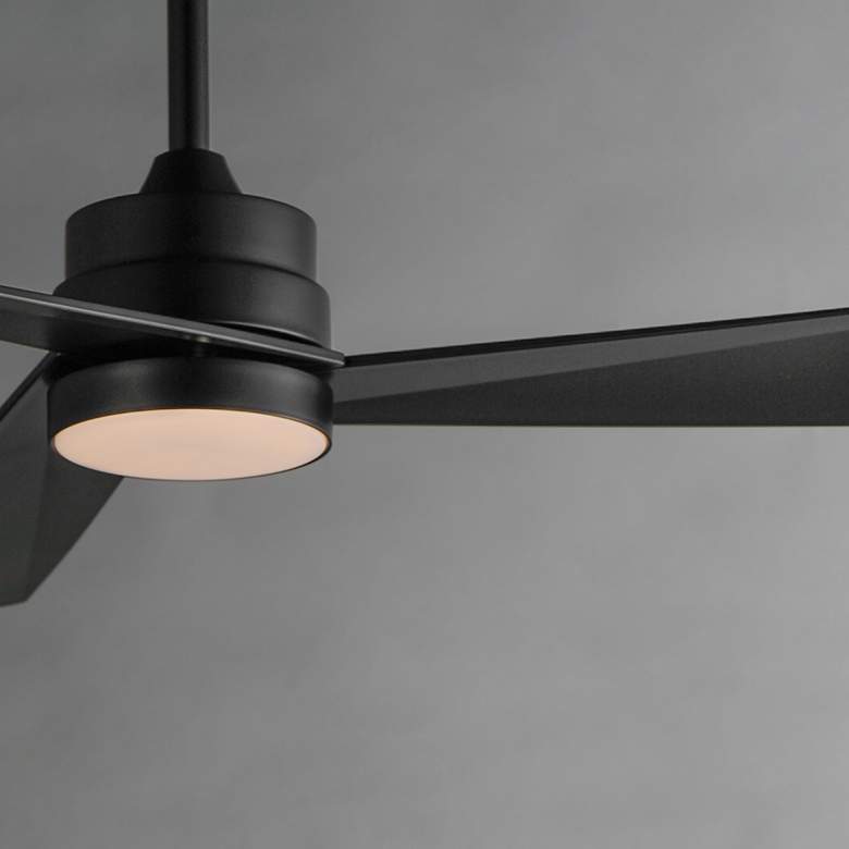 Image 4 Maxim Vortex 52" Black Outdoor Fan with LED Light Kit more views