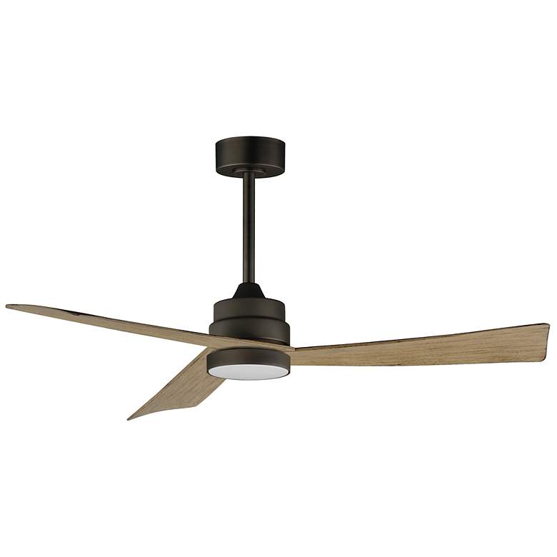 Image 1 Maxim Vortex 52" Charcoal Bronze Outdoor Fan with LED Light Kit