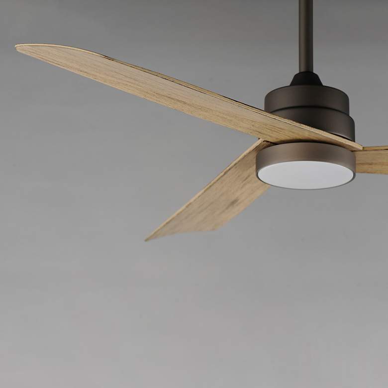 Image 4 Maxim Vortex 52" Charcoal Bronze Outdoor Fan with LED Light Kit more views
