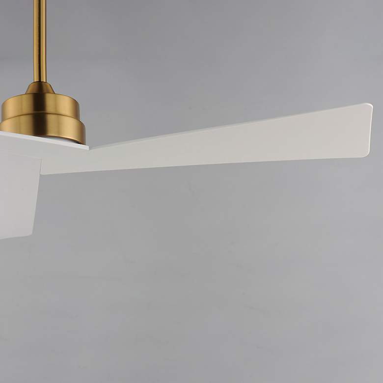 Image 3 Maxim Vortex 52" Natural Aged Brass Indoor Fan more views