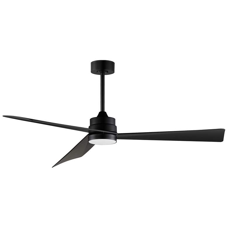Image 1 Maxim Vortex 60" Black Outdoor Fan with LED Light Kit