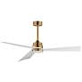 1_Maxim Vortex 60" Natural Aged Brass Indoor Fan with LED Light Kit