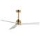 Maxim Vortex 60" Natural Aged Brass Indoor Fan with LED Light Kit