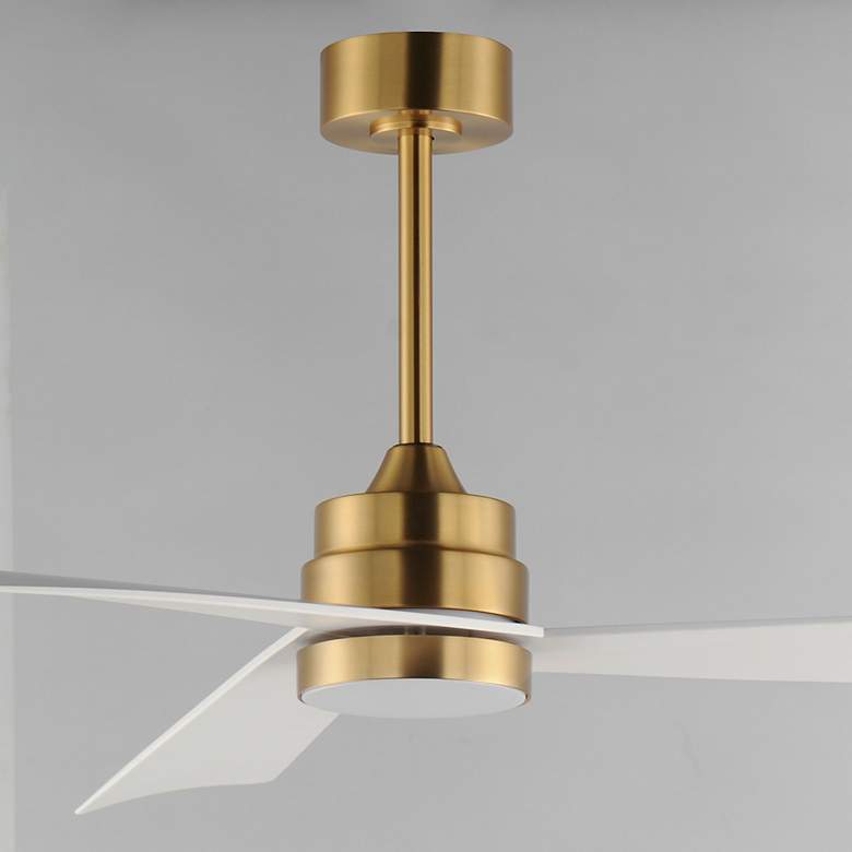 Image 3 Maxim Vortex 60" Natural Aged Brass Indoor Fan with LED Light Kit more views