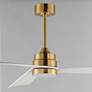 3_Maxim Vortex 60" Natural Aged Brass Indoor Fan with LED Light Kit more views