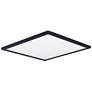 1_Maxim Wafer 15" Wide Black Aluminum LED Ceiling Light
