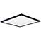 Maxim Wafer 15" Wide Black Aluminum LED Ceiling Light