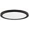 Maxim Wafer 15" Wide Bronze LED Ceiling Light
