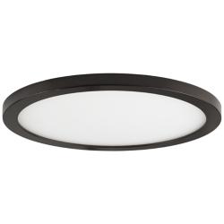 Maxim Wafer 15" Wide Bronze LED Ceiling Light