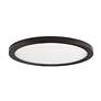 2_Maxim Wafer 15" Wide Bronze LED Ceiling Light more views