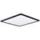 Maxim Wafer 15" Wide Bronze Square LED Ceiling Light
