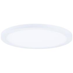 Maxim Wafer 15" Wide White Round LED Wall/Ceiling Light