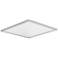 Maxim Wafer 15"W Satin Nickel 3000K LED Square Ceiling Light