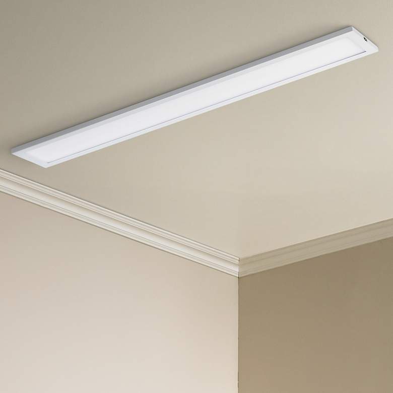 Image 1 Maxim Wafer 24" Wide White 3000K LED Linear Ceiling Light
