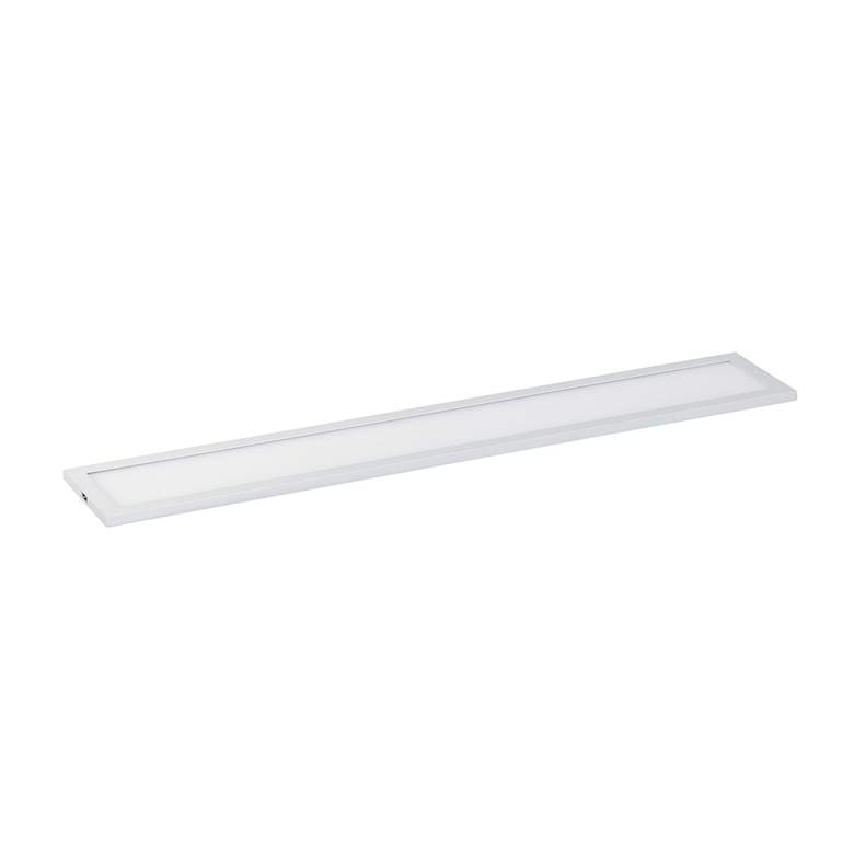 Image 1 Maxim Wafer 24" Wide White LED Ceiling Light