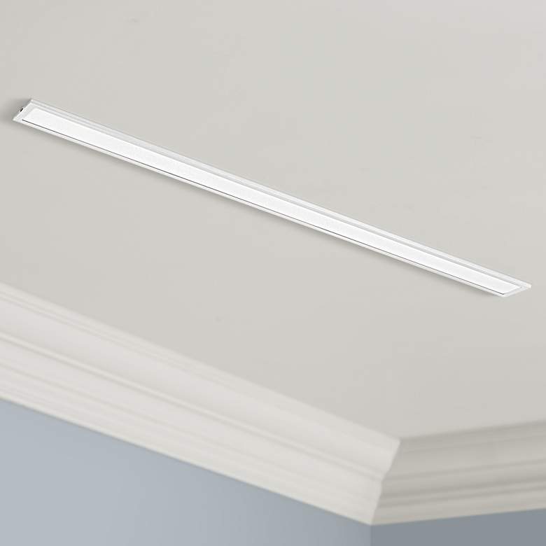 Image 1 Maxim Wafer 48" Wide White 3000K LED Linear Ceiling Light
