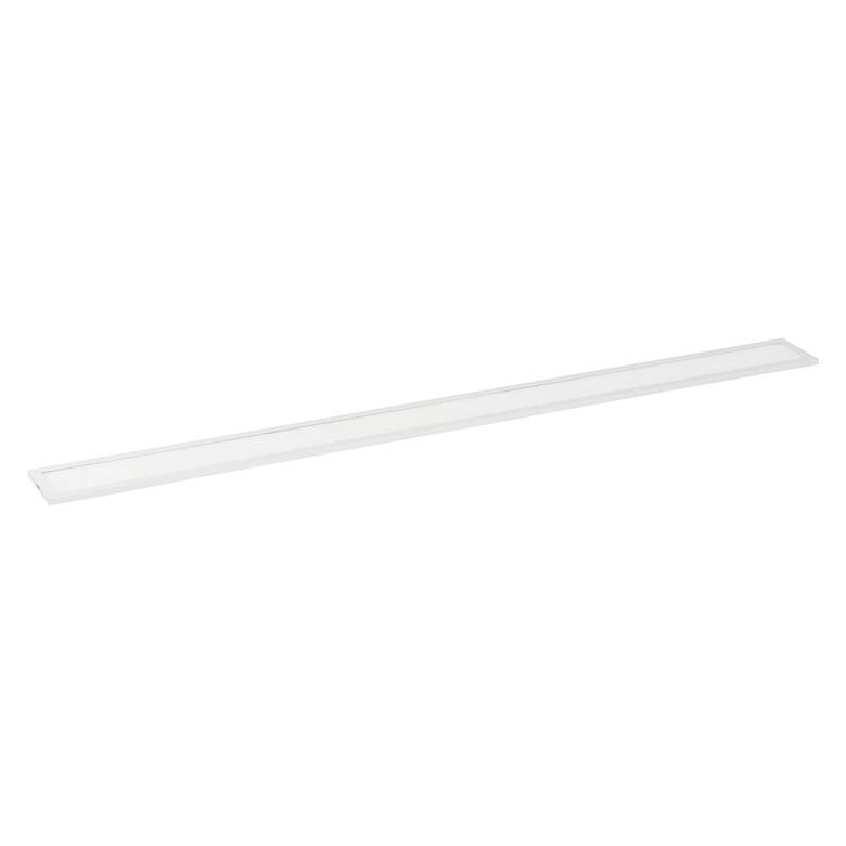 Image 1 Maxim Wafer 48" Wide White Linear LED Ceiling Light
