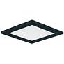 Maxim Wafer 5" Wide Square Black LED Outdoor Ceiling Light