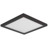 Maxim Wafer 5&quot; Wide Square Bronze LED Outdoor Ceiling Light