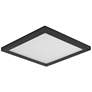 Maxim Wafer 5" Wide Square Bronze LED Outdoor Ceiling Light