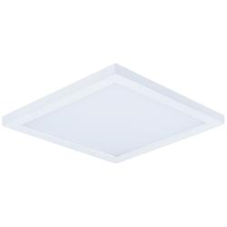 Maxim Wafer 5&quot; Wide Square White LED Outdoor Ceiling Light